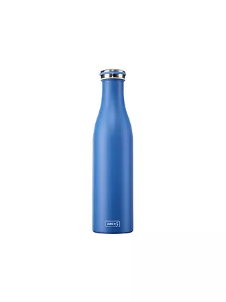 LURCH | Isolierflasche - Thermosflasche Edelstahl 0,75l Azur | 